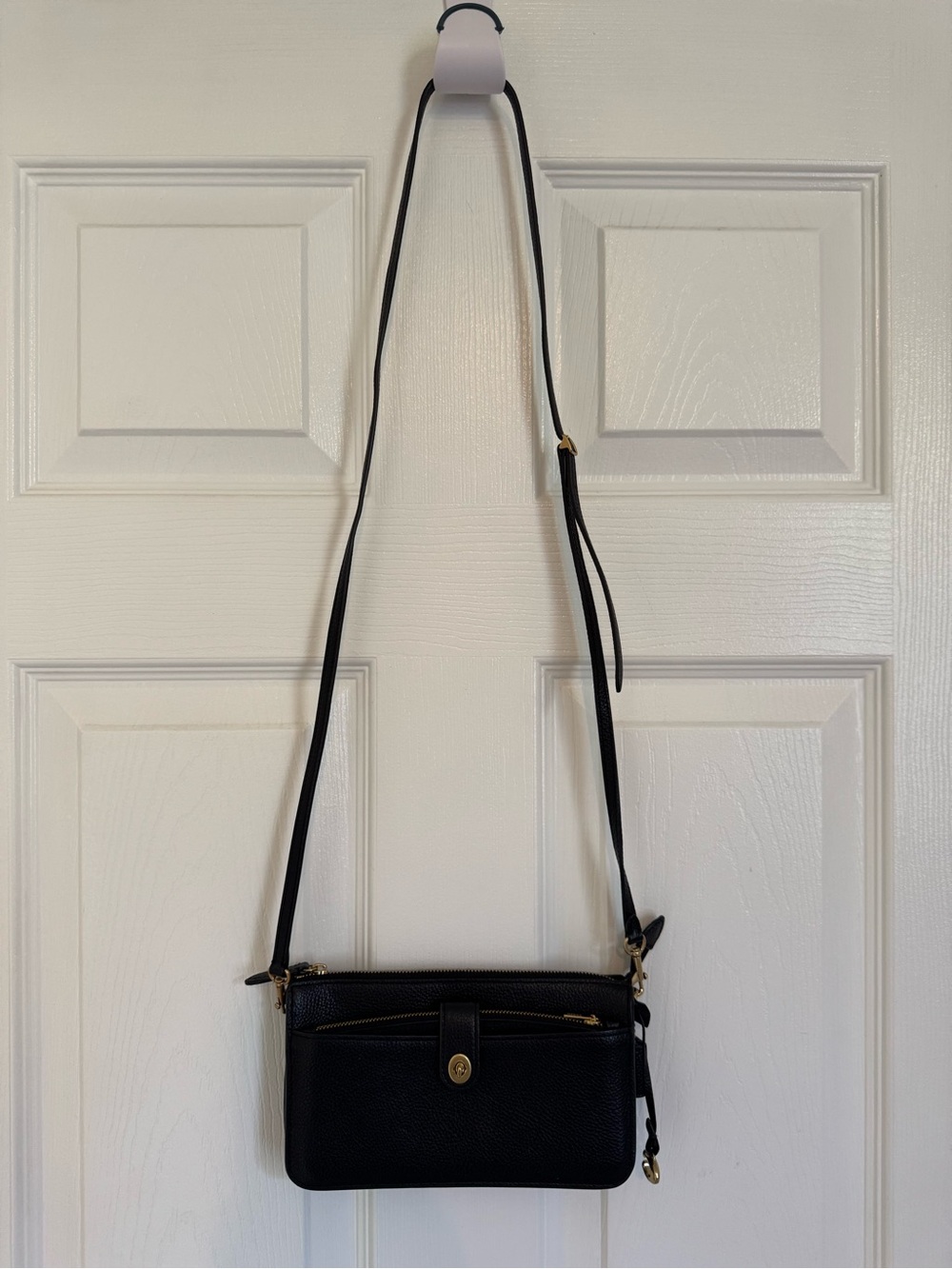 Coach Small Pebbled Leather Crossbody